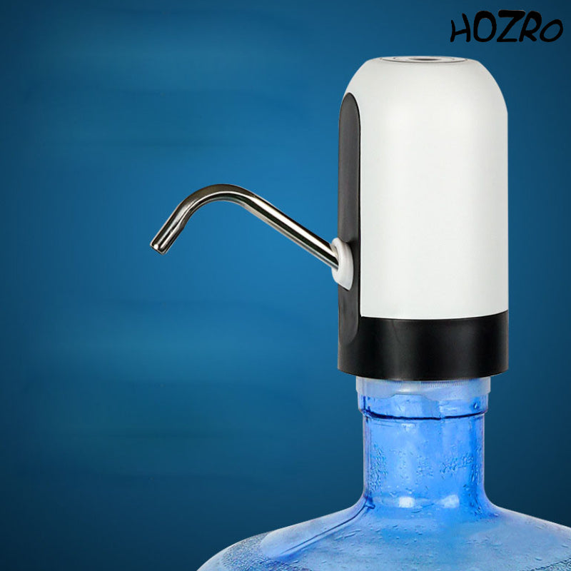 Pompă electrică HOZRO, de apă pentru bidon din plastic, cu acumulator reîncărcabil, funcționare automată printr-o singură atingere, design compact și portabil, material sigur pentru contact alimentar HOZRO