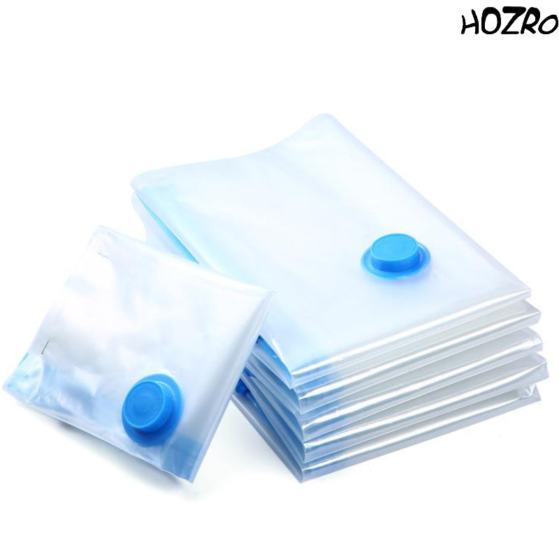 Saci de vidat HOZRO, din plastic rezistent, reutilizabili, pentru depozitare eficientă și economisire de spațiu, protecție împotriva umezelii, prafului și mirosurilor, compatibili cu aspirator HOZRO