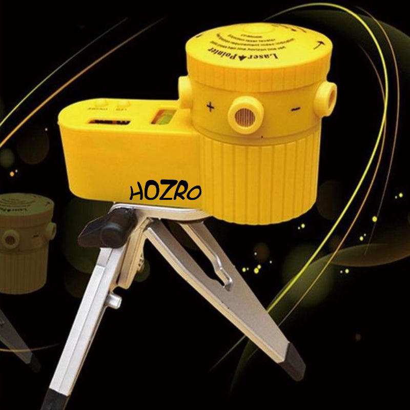 Nivelă laser HOZRO, din plastic și metal, cu acumulator reîncărcabil, precizie ridicată pentru aliniere și nivelare, linii laser clare și vizibile, design robust și ergonomic