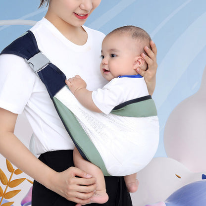 Marsupiu ergonomic HOZRO, pentru bebeluși 6–36 luni, cu design special pentru alăptare, material respirabil și aerisit, ușor și confortabil de purtat, sistem sigur de susținere