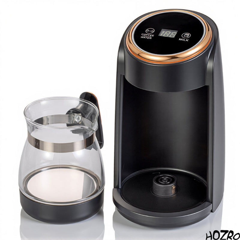 Ibric electric turcesc HOZRO, 3 în 1, capacitate 300 ml, operare cu un singur buton, putere 600W – din oțel de calitate superioară, multifuncțional pentru cafea turcească, apă și lapte