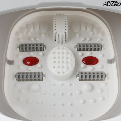 Cadă Spa HOZRO, pentru Picioare Tip Pedichiură, Lux, pentru Înmuiere și Relaxare, Portabilă, din Plastic, Bazin pentru Baie și Masaj al Picioarelor