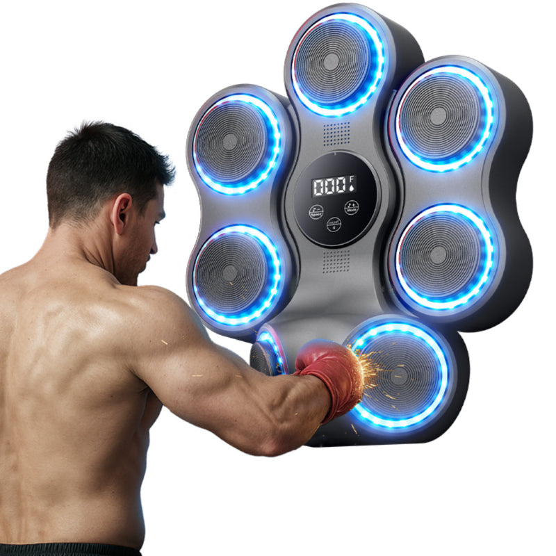 Mașină Inteligentă HOZRO, de Antrenament Box cu Muzică și LED – Țintă de Perete pentru Lovituri, Trainer Electronic