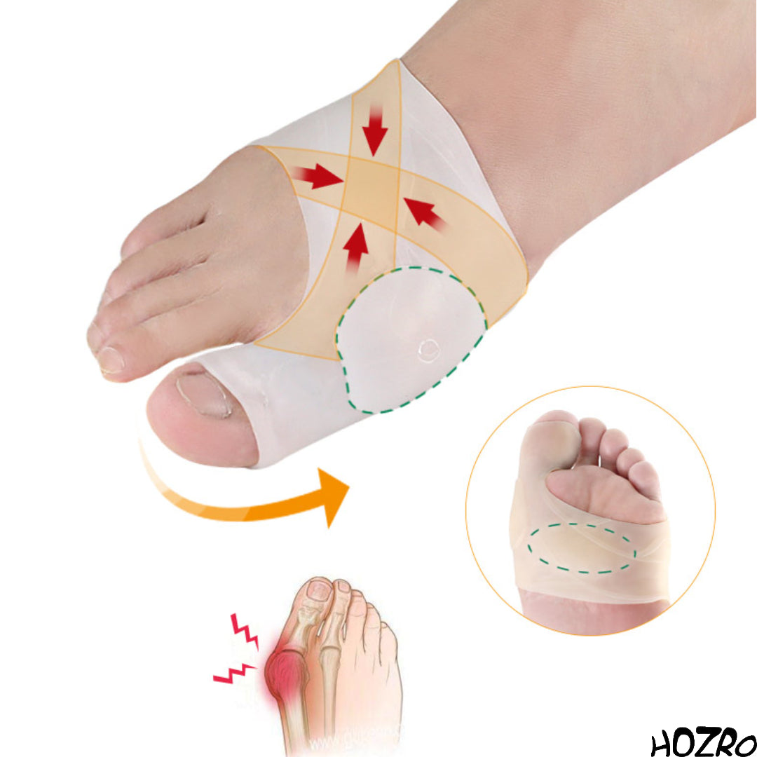 Corector Monturi HOZRO, cu Gel, Protecție și Aliniere Ortopedică pentru Hallux Valgus