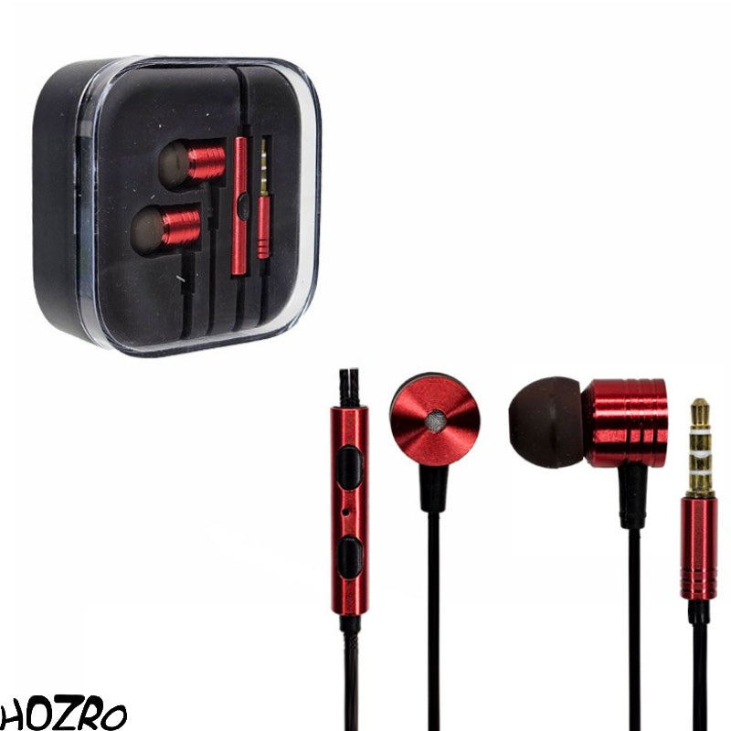 Căști In-Ear Profesionale HOZRO, din Metal, Model Dub Step Bass, Sunet Puternic cu Bass Intens, Claritate Audio Superioară, Conector Universal Jack 3.5 mm, Design Ergonomic și Rezistent