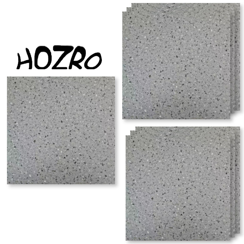 Set 10 x Placi PVC Autoadezive HOZRO, Pentru Podea, Stil Marmura, Gri Multicolor, Grosime 1.4 mm, Acopera 2.02 mp, Model ALM 2-6 – Rezistente si Usor de Montat HOZRO