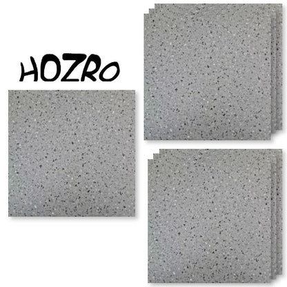 Set 10 x Placi PVC Autoadezive HOZRO, Pentru Podea, Stil Marmura, Gri Multicolor, Grosime 1.4 mm, Acopera 2.02 mp, Model ALM 2-6 – Rezistente si Usor de Montat HOZRO