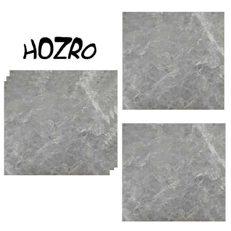 Set 10 x Placi PVC Autoadezive HOZRO, Pentru Podea, Stil Marmura, Grosime 1.4 mm, Culoare Gri, Acopera 2.02 mp, Model ALM 2-2 – Rezistente si Usor de Montat HOZRO