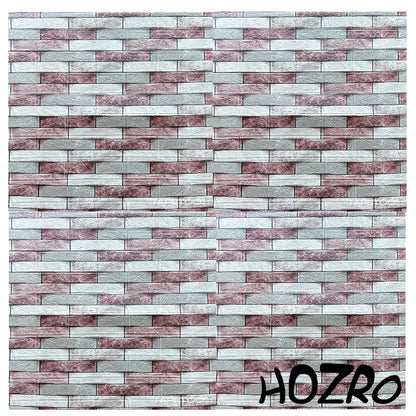 Tapet 3D autoadeziv HOZRO, Model imitatie caramida, design modern, foarte usor de montat, TG-94 HOZRO
