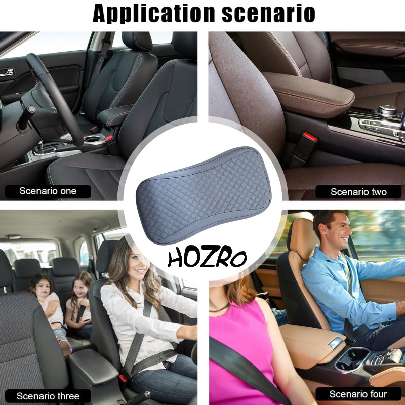 Set Perna Tetieră și Cotieră Auto HOZRO, Suport Ergonomic pentru Gât și Braț, Confort Sporit la Condus și Călătorii, Design Elegant și Material Durabil HOZRO