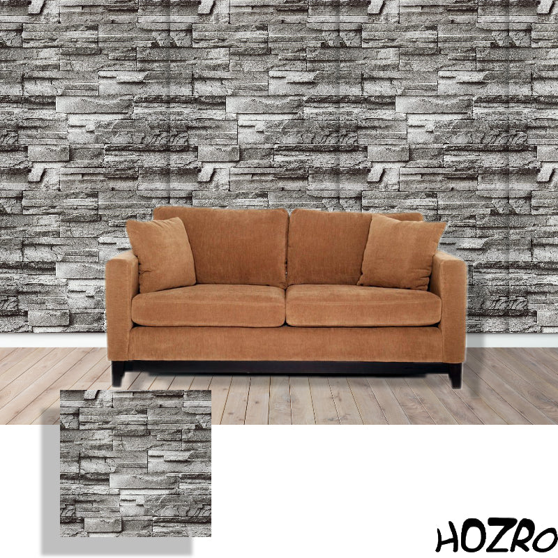 Tapet 3D autoadeziv HOZRO, Model imitatie caramida, design modern, foarte usor de montat, K7373-17 HOZRO