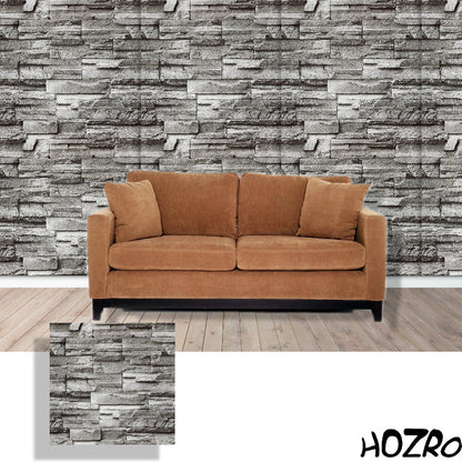 Tapet 3D autoadeziv HOZRO, Model imitatie caramida, design modern, foarte usor de montat, K7373-17 HOZRO