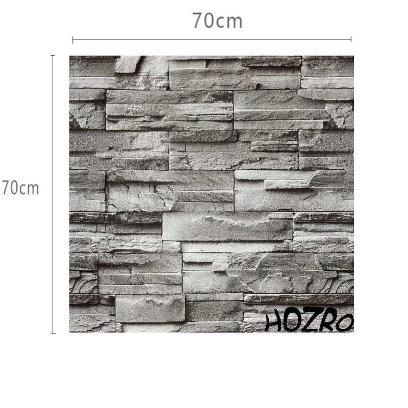 Tapet 3D autoadeziv HOZRO, Model imitatie caramida, design modern, foarte usor de montat, K7373-17 HOZRO