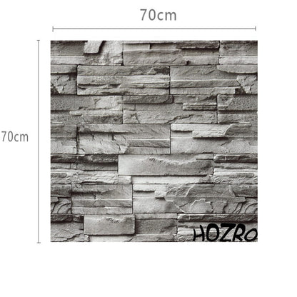 Tapet 3D autoadeziv HOZRO, Model imitatie caramida, design modern, foarte usor de montat, K7373-17 HOZRO