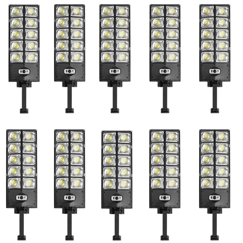 Lampă Stradală Solară HOZRO, 1000W, cu Protecție IP65, Unghi de Rotire 180°, Baterie 4500 mAh, Realizată din Material ABS Durabil, Culoare Neagră – Iluminat Puternic și Eficient Energetic pentru Exterior HOZRO