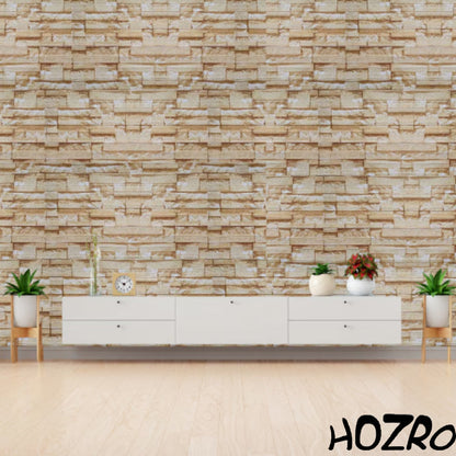 Tapet 3D autoadeziv HOZRO, Model imitatie caramida, design modern, foarte usor de montat, K7373-18 HOZRO