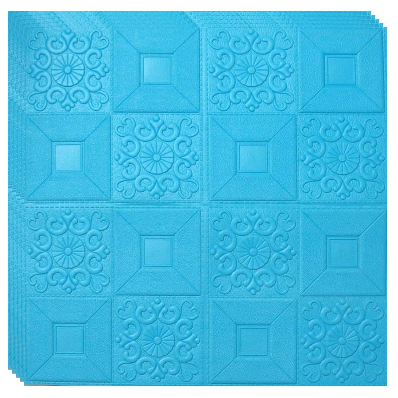 Tapet 3D autoadeziv, Model pentru Tavan/Perete, design modern, foarte usor de montat, 73 Turcoaz HOZRO