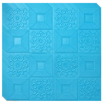 Tapet 3D autoadeziv, Model pentru Tavan/Perete, design modern, foarte usor de montat, 73 Turcoaz HOZRO