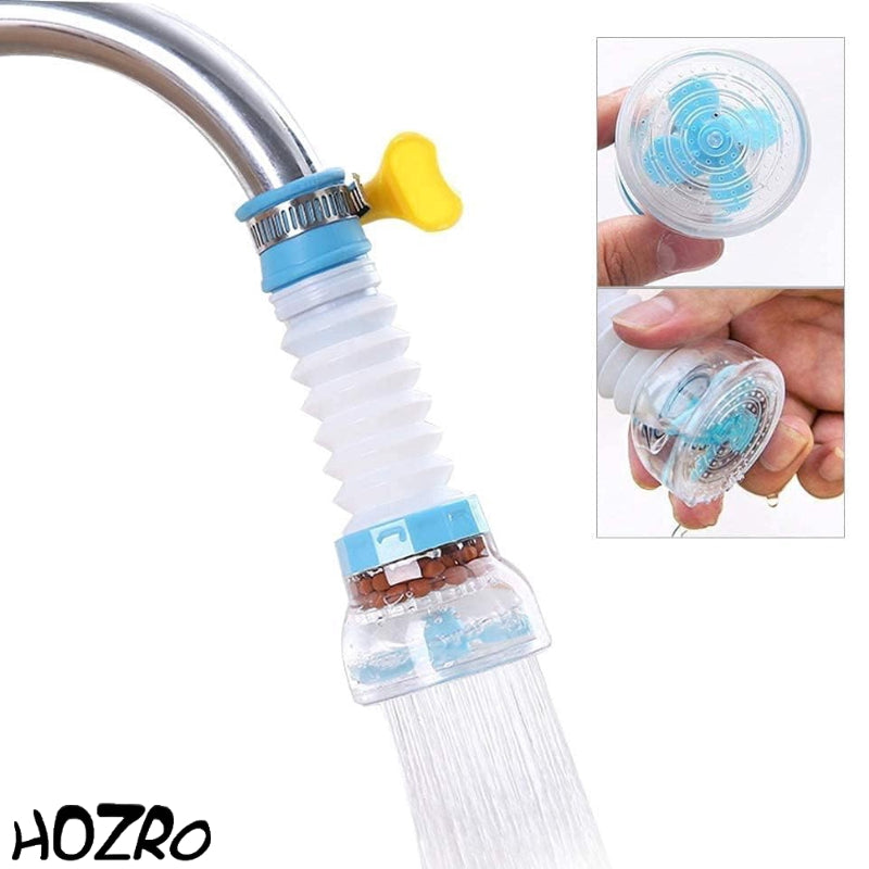 Extensie Universala HOZRO, pentru Robinet Chiuveta, Racord Flexibil 360°, Lungime 8-11cm, Usor de Utilizat si Reglat, Culoare Random HOZRO