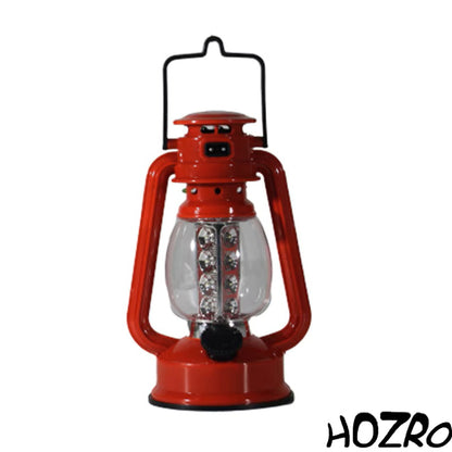 Felinar Retro HOZRO, cu LED, Iluminare 360°, Design Vintage Elegant – Ideal pentru Decor Interior și Exterior, Camping, Terasă și Atmosferă Relaxantă HOZRO