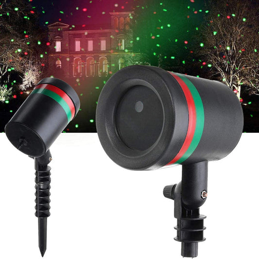 Proiector Laser de Exterior HOZRO, pentru Craciun – Sky Star, Spotlight, Showers – Iluminare pentru Gradina, Curte, Peluza, DJ, Discoteca si Decoruri Festive HOZRO