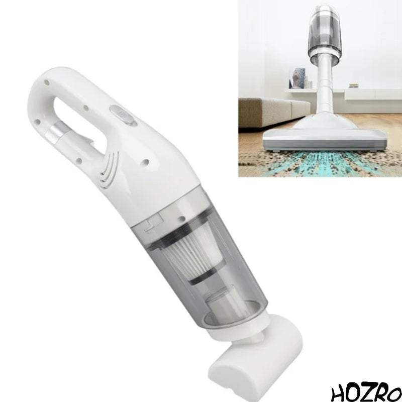 Aspirator fără Fir HOZRO, Model JB 168 Alb – Putere Mare, Design Ergonomic și Filtru HEPA Lavabil HOZRO