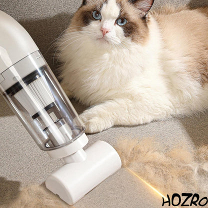 Aspirator fără Fir HOZRO, Model JB 168 Alb – Putere Mare, Design Ergonomic și Filtru HEPA Lavabil HOZRO