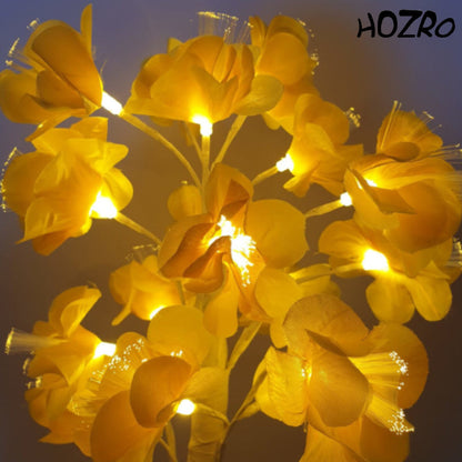 Pomisor Decorativ HOZRO, de Crăciun cu Flori de Trandafir Japonez – Design Elegant, Lumini Delicate și Culoare Vibrantă pentru un Decor Magic de Sărbători HOZRO