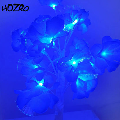 Pomisor Decorativ HOZRO, de Crăciun cu Flori de Trandafir Japonez – Design Elegant, Lumini Delicate și Culoare Vibrantă pentru un Decor Magic de Sărbători HOZRO