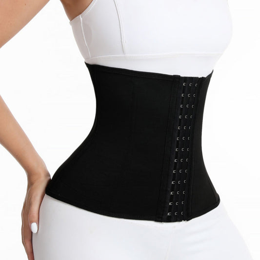 Corset Modelator HOZRO, pentru Talie – Mărimea M (71x25 cm), Culoare Negru Elegant, Design Elastic și Confortabil, Cu Închidere Reglabilă, Efect Instant de Subțiere și Susținere Lombară – Ideal pentru Modelarea Siluetei și Antrenamente Fitness HOZRO