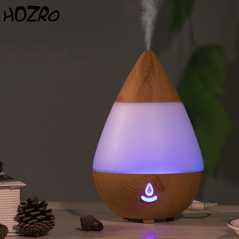 Difuzor de Aromaterapie și Umidificator HOZRO, Model 216, 7 Culori LED Ambientale, Rezervor 235 ml, Încărcare USB, Funcție Timer și Design Elegant în Culoare Bej – Relaxare, Purificare și Atmosferă Plăcută în Orice Spațiu HOZRO