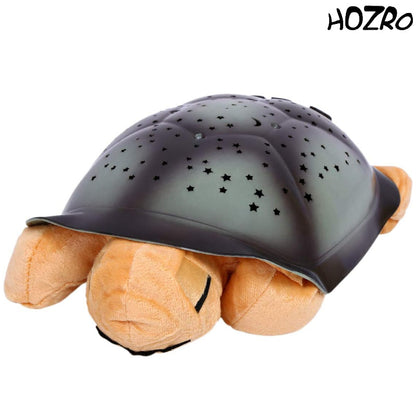 Lampă de Veghe HOZRO, pentru Copii în Formă de Broască Țestoasă, cu Proiecție de Stele și Lumină Relaxantă, Ideală pentru Somn Liniștit, Decor de Noapte și Cadou Magic pentru Micuți HOZRO