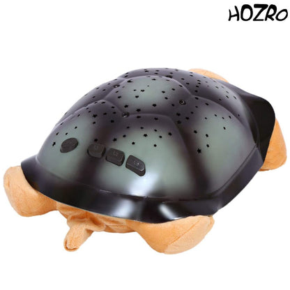 Lampă de Veghe HOZRO, pentru Copii în Formă de Broască Țestoasă, cu Proiecție de Stele și Lumină Relaxantă, Ideală pentru Somn Liniștit, Decor de Noapte și Cadou Magic pentru Micuți HOZRO