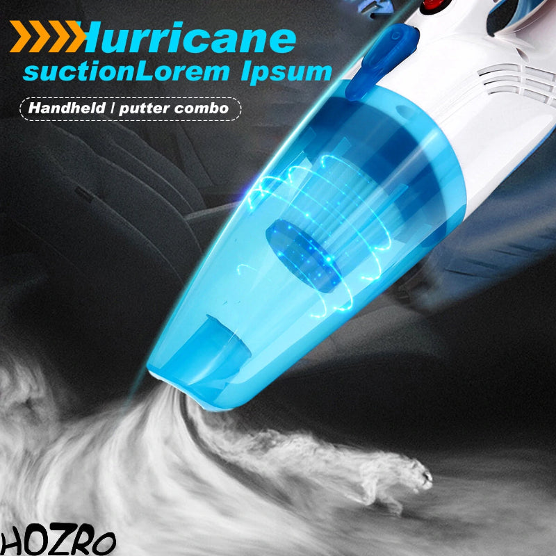 Aspirator Vertical HOZRO, 2 în 1 de Mână, 600W, Putere de Aspirație 8500Pa – Ușor, Compact și Eficient, Ideal pentru Podele Dure, Covoare, Mașină și Îndepărtarea Părului de Animale HOZRO