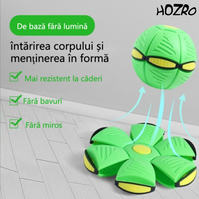 Minge Transformabilă HOZRO, în Disc de Aruncare, 15 cm – Jucărie Interactivă și Distractivă pentru Copii, Ideală pentru Joacă în Aer Liber și Dezvoltarea Agilității HOZRO