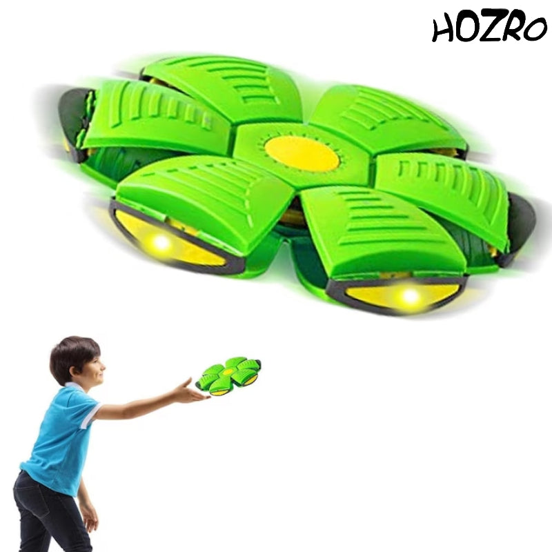 Minge Transformabilă HOZRO, în Disc de Aruncare, 15 cm – Jucărie Interactivă și Distractivă pentru Copii, Ideală pentru Joacă în Aer Liber și Dezvoltarea Agilității HOZRO