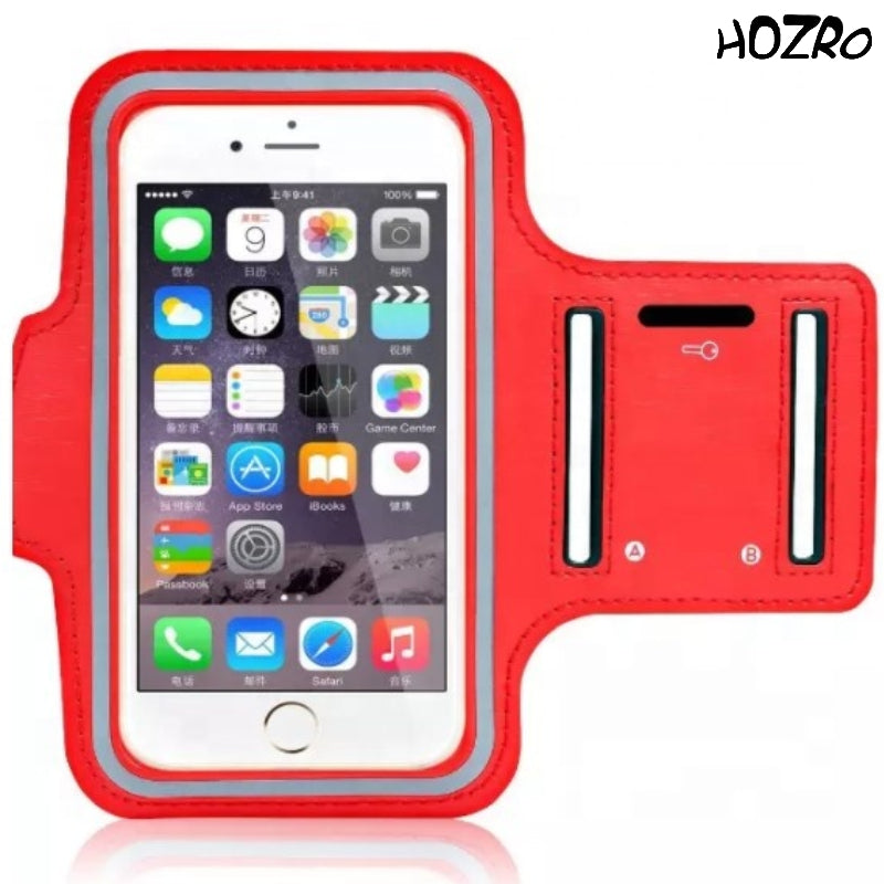 Husă Sport HOZRO, pentru Telefon cu Prindere pe Braț– Perfectă pentru Jogging, Mers, Sală sau Antrenamente – Compatibilă cu iPhone, Samsung și Alte Smartphone-uri HOZRO