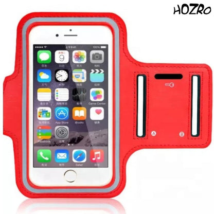 Husă Sport HOZRO, pentru Telefon cu Prindere pe Braț– Perfectă pentru Jogging, Mers, Sală sau Antrenamente – Compatibilă cu iPhone, Samsung și Alte Smartphone-uri HOZRO