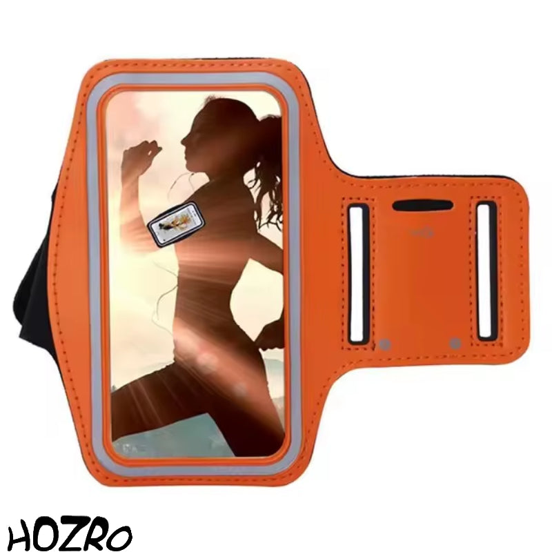 Husă Sport HOZRO, pentru Telefon cu Prindere pe Braț– Perfectă pentru Jogging, Mers, Sală sau Antrenamente – Compatibilă cu iPhone, Samsung și Alte Smartphone-uri HOZRO