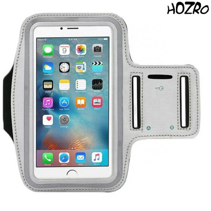 Husă Sport HOZRO, pentru Telefon cu Prindere pe Braț– Perfectă pentru Jogging, Mers, Sală sau Antrenamente – Compatibilă cu iPhone, Samsung și Alte Smartphone-uri HOZRO