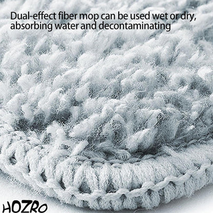 Lavetă Mop HOZRO, în Formă de Inimă, Microfibră Premium Ultra-Absorbantă, Compatibilă cu Mopurile Plate, Ideală pentru Curățare Umedă și Uscată, Eficientă în Colțuri și Zone Dificile HOZRO