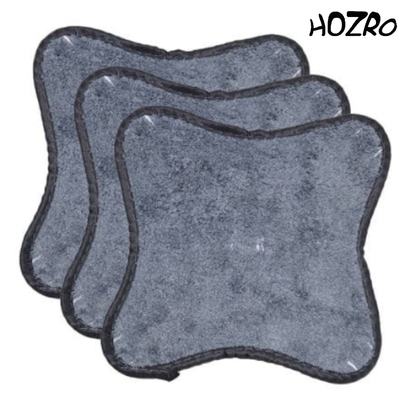 Set 3 Lavete Mop HOZRO, în Formă de X, Din Microfibră Ultra-Absorbantă, Reutilizabile, Compatibile cu Mopurile Plate, Ideal pentru Curățare Umedă și Uscată HOZRO