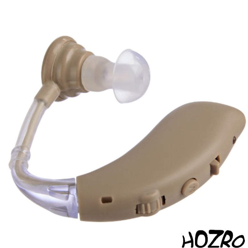 Aparat Auditiv HOZRO, Model G25 Premium, cu acumulator, autonomie pana la 100 ore, 130 dB, Amplificator de sunet, 3 accesorii, pentru adulti HOZRO