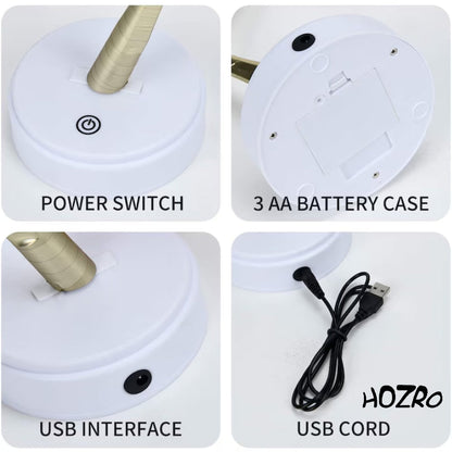 Pomisor Decorativ HOZRO, de Crăciun cu 36 LED-uri, Culoare Argintie, Design Elegant și Strălucitor, Iluminare Caldă și Atmosferică, Alimentare pe Baterii, Ideal pentru Decorarea Casei, Mesei de Sărbătoare sau Biroului HOZRO