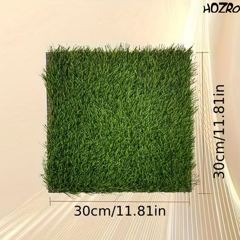 Gazon Artificial Rezistent și Modern HOZRO, Plăci Sintetice pentru Grădini, Terase și Locuri de Joacă, Instalare Rapidă și Design Neted HOZRO