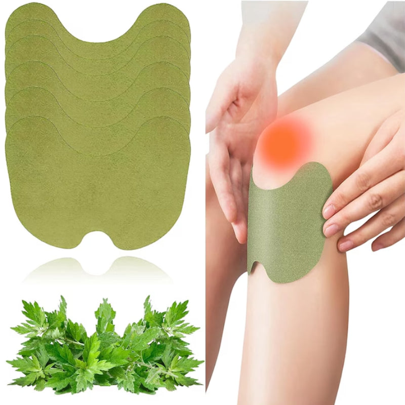 Plasturi pentru ameliorarea durerii HOZRO, cu extract natural de pelin – Design ergonomic 13 × 10,2 cm, ideali pentru gât, spate, umeri și articulații, pentru relaxare și reducerea tensiunii musculare HOZRO