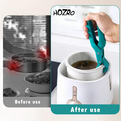 Clips Prindere HOZRO, pentru Plite și Boluri – Clește Multifuncțional pentru Mutarea Plitelor, Bolurilor, Tavilor de Pizza, Air Fryer și Cuptor Microunde HOZRO