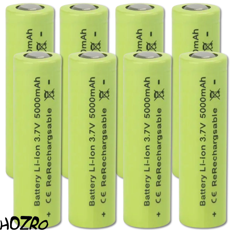 Acumulator Li-Ion Reîncărcabil HOZRO, 3.7V 5000mAh, Format 18650, Performanță Ridicată și Durată Lungă de Utilizare, Ideal pentru Lanterne, Jucării Electronice, Dispozitive Portabile și Proiecte DIY – Eficiență Stabilă și Încărcare Rapidă HOZRO