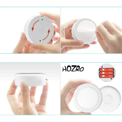 Set 2 BecurI LED HOZRO, cu Telecomandă, 12 Culori Schimbabile, Iluminare Ambiantă Reglabilă – Ideal pentru Cameră, Birou sau Decor Festiv HOZRO