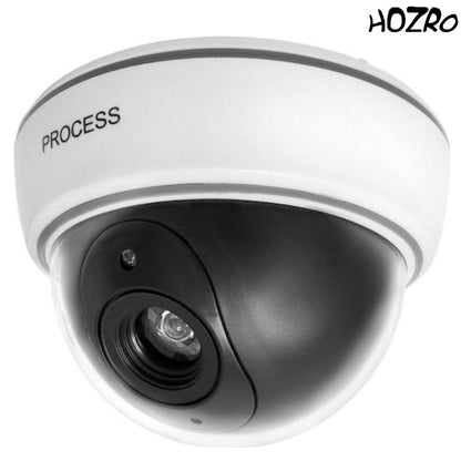 Cameră de Supraveghere Falsă HOZRO, Tip Dome, cu LED Roșu Intermitent – Sistem de Descurajare Eficient, Aspect Realist pentru Interior și Exterior HOZRO